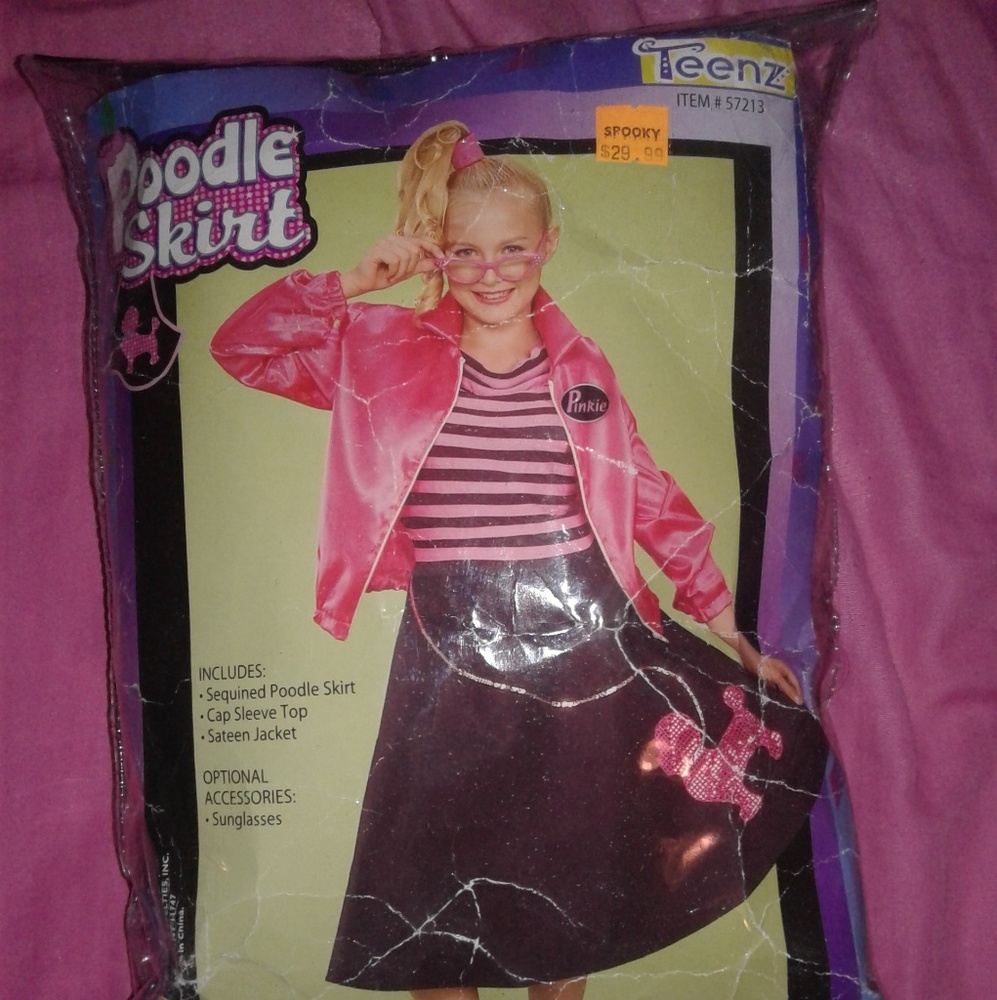 Kids Poodle Skirt Halloween costume